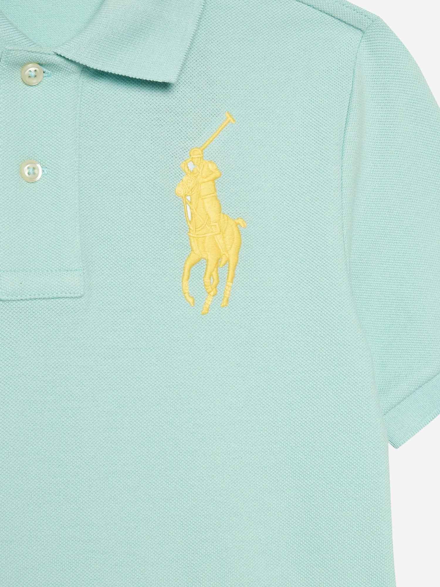 POLO IN COTONE CON LOGO 323703635 509 POLO RALPH LAUREN KIDS 