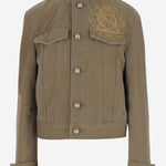 Giacca in denim con logo 8107647 WALRUS BURBERRY 