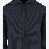 MAGLIONE CON ZIP IN LANA E CASHMERE 25517670 84 ALLUDE 