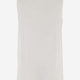 TOP SENZA MANICHE IN COTONE STRETCH POPPYC TE075C301 Q-WINS 