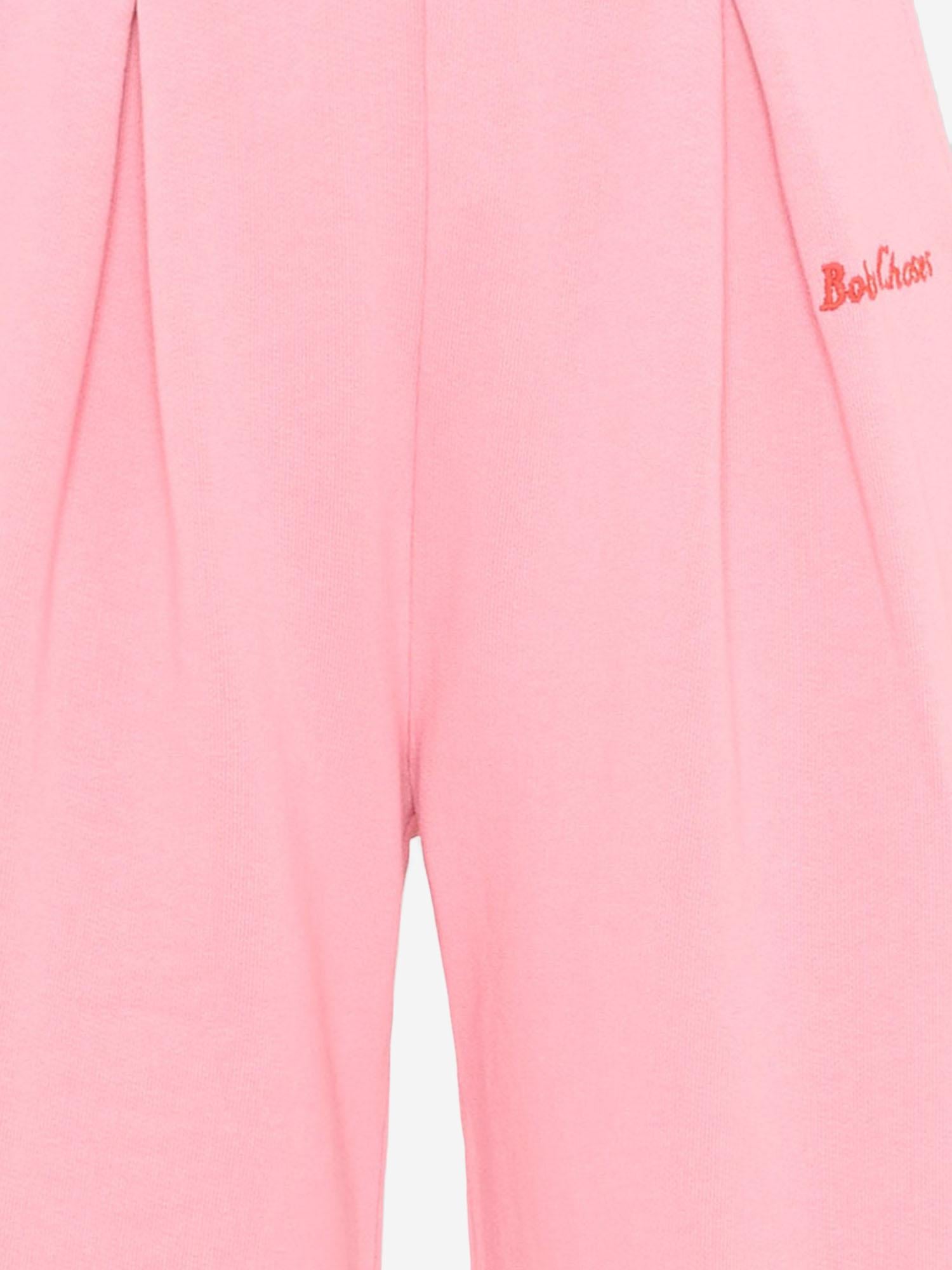 Pantaloni IN COTONE CON LOGO B126AC087 PINK BOBO CHOSES KIDS 