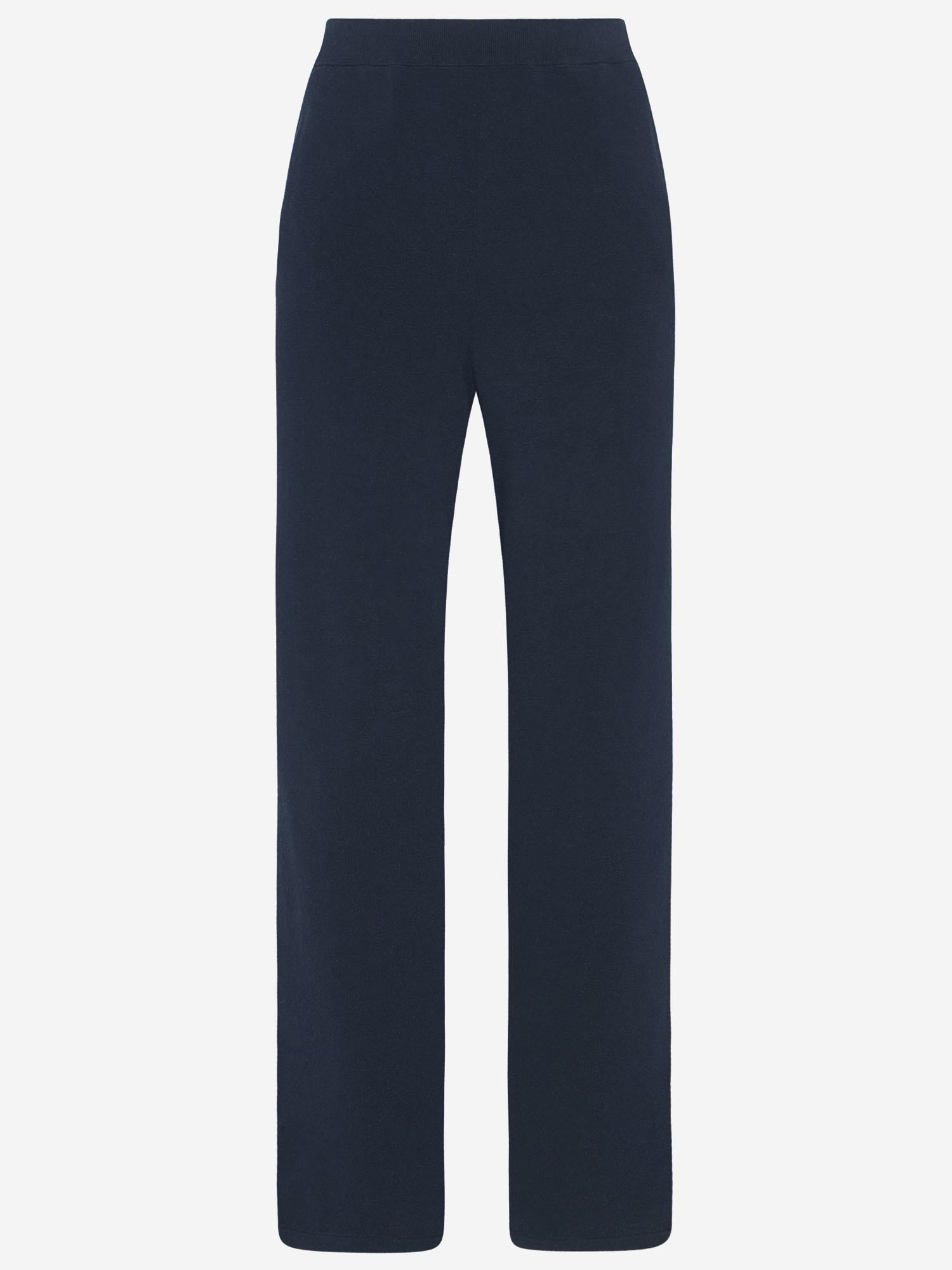 PANTALONI KORIONA IN SETA 9093Y901 NVY THE ROW 