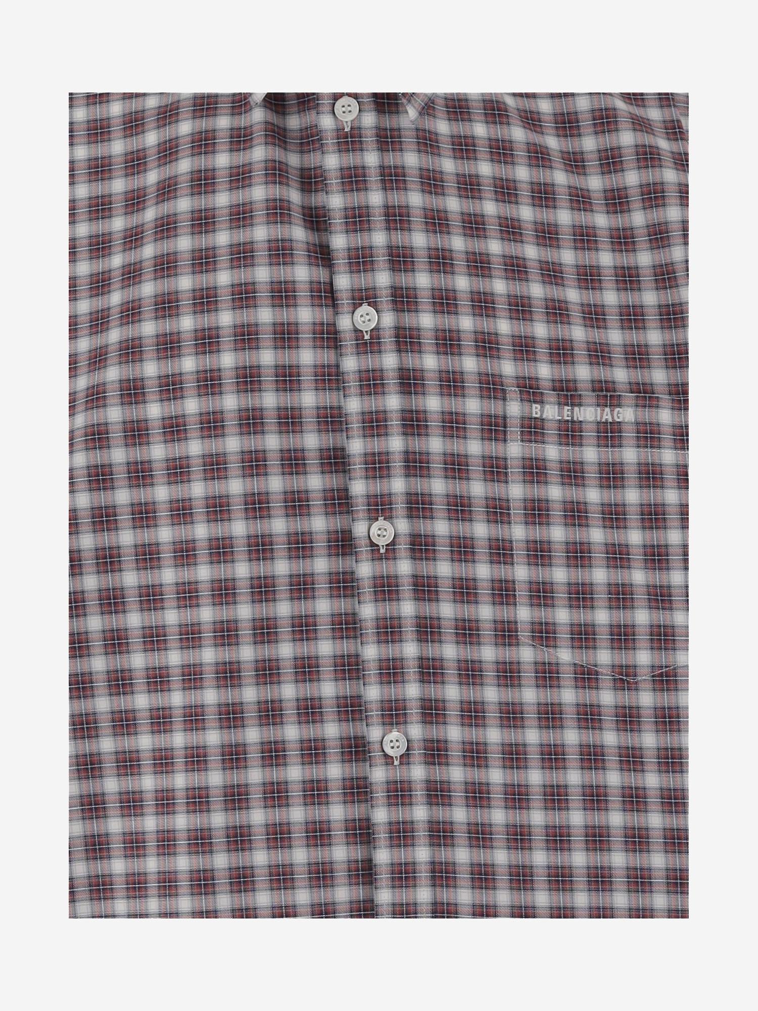 Camicia Wrong Sleeve in cotone 866543 TUM176011 BALENCIAGA 