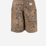 JEANS CORTI IN COTONE CON MOTIVO BANDANA DAM26B02 DESERT DONT @ ME 