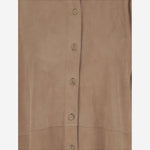 CAMICIA DOUGLAS IN PELLE SCAMOSCIATA SH02 SUEDCAMEL NICCOLO PASQUALETTI 