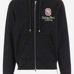 FELPA CON CAPPUCCIO IN COTONE CON ZIP AMTOJR 1098001 AMIRI 