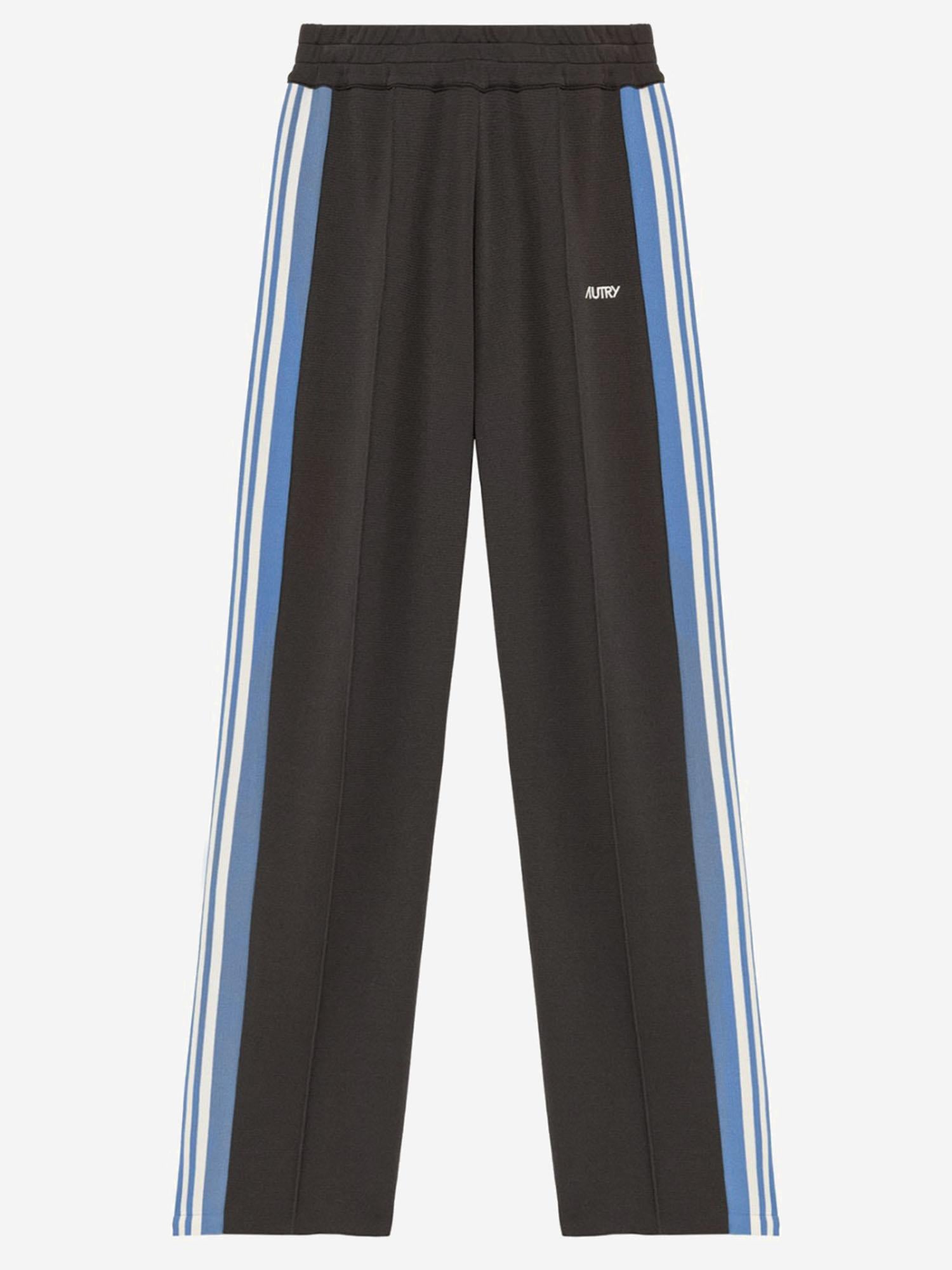 PANTALONI IN MISTO VISCOSA CON LOGO PAPMB6KL STEEL* AUTRY 