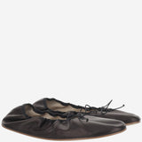 BALLERINE IN PELLE F1637N66 BLK THE ROW 