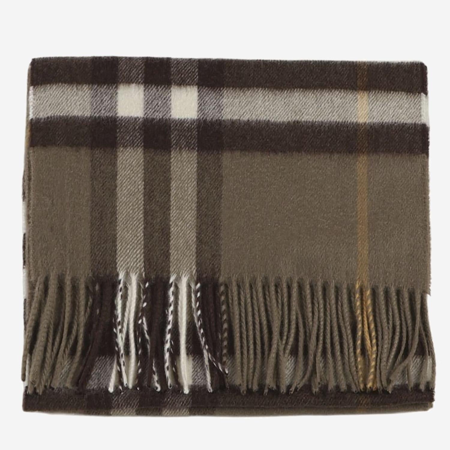 SCIARPA IN CASHMERE CON MOTIVO CHECK 8112647 VOLEBROWN BURBERRY 