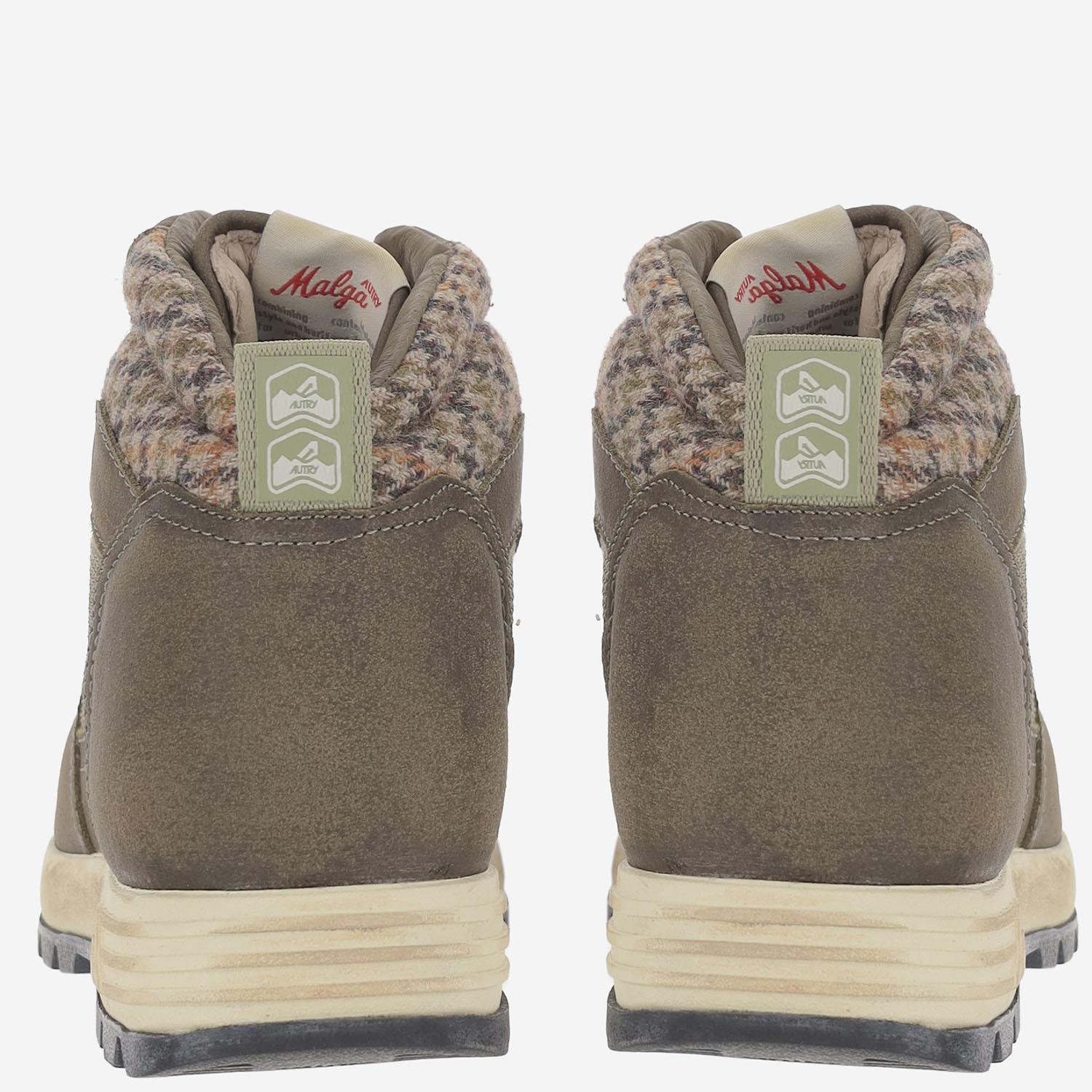 STIVALETTI MALAGA IN MISTO PELLE HBMMSF03 ERBMOSSTONE AUTRY 