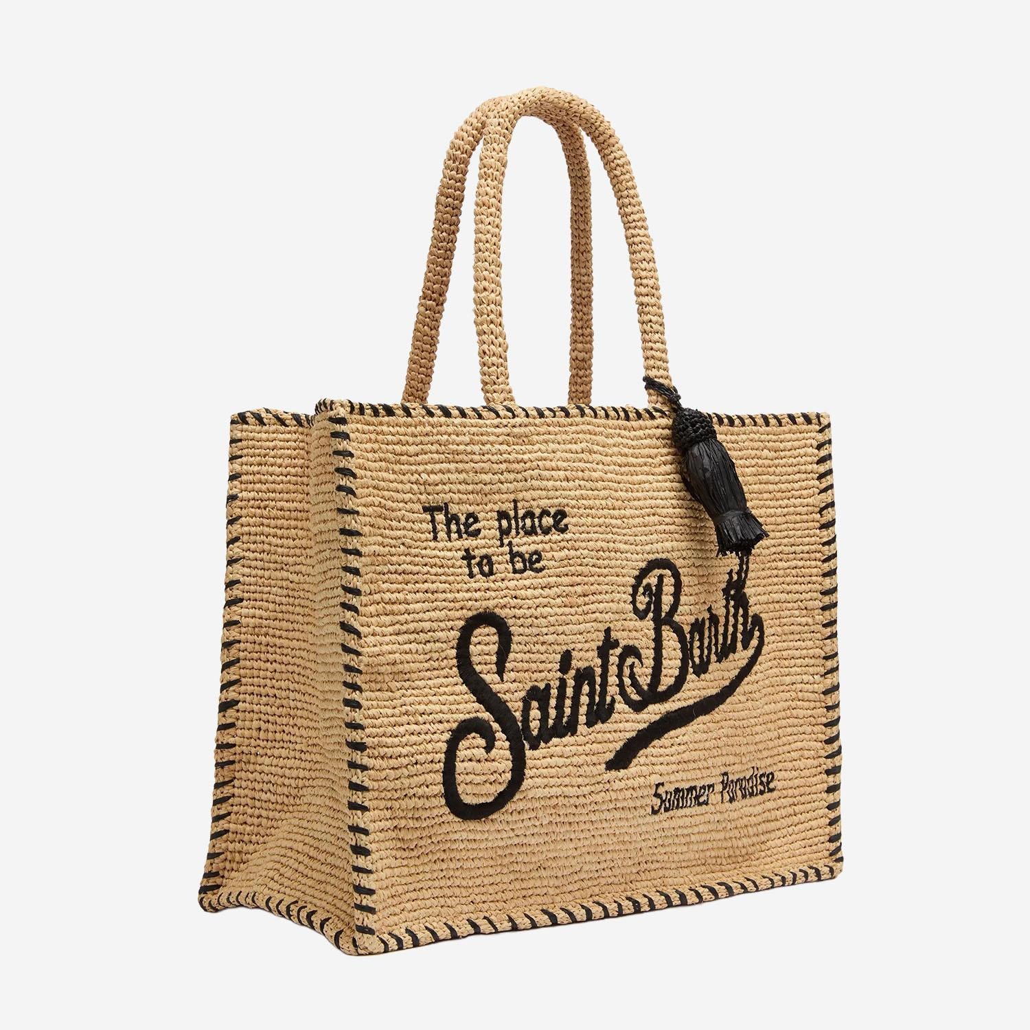 BORSA COLLETTE IN RAFIA COL0013 09045L MC2 SAINT BARTH 