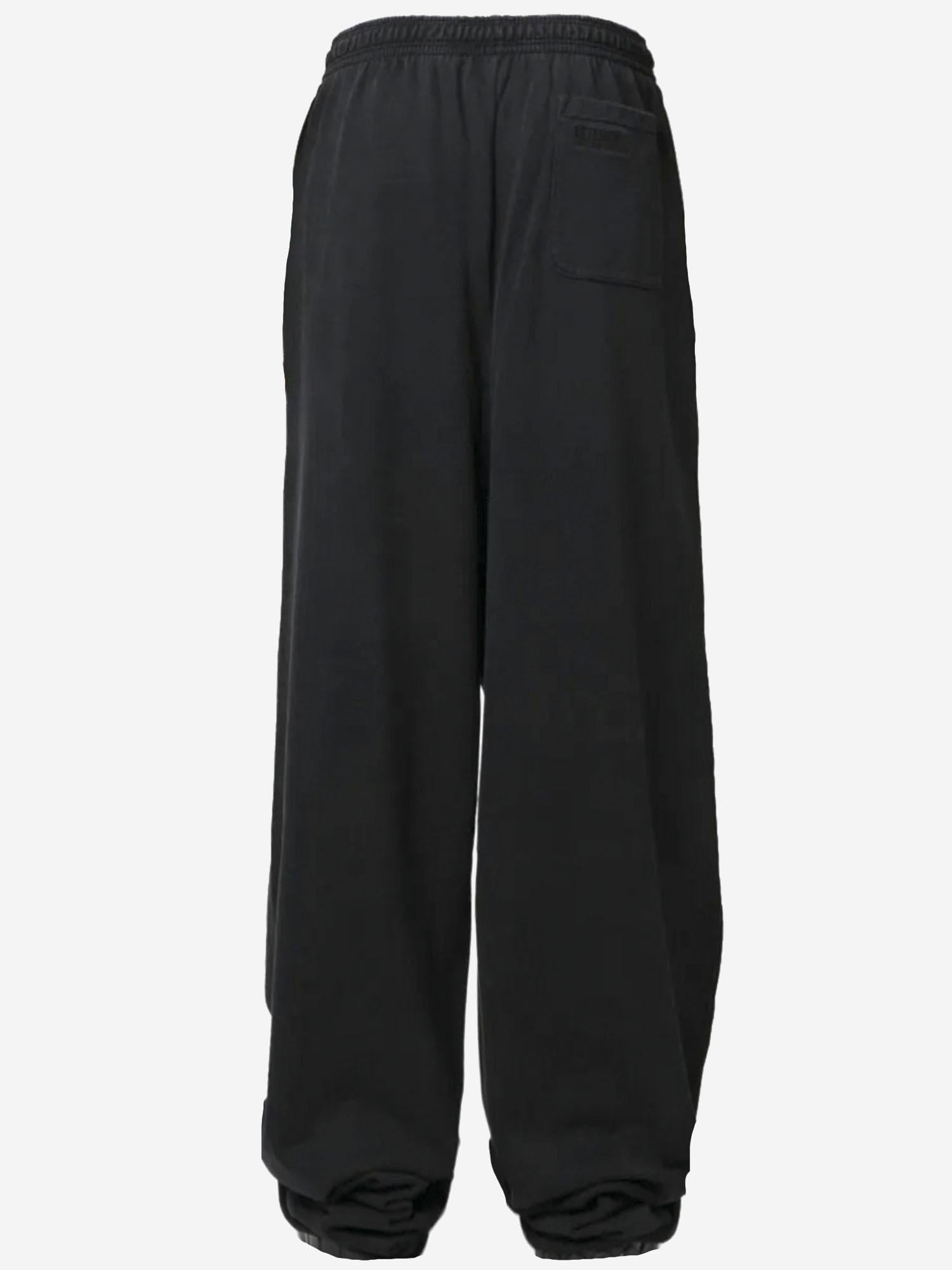 PANTALON IN MISTO COTONE UE54SP240B BLACK VETEMENTS 