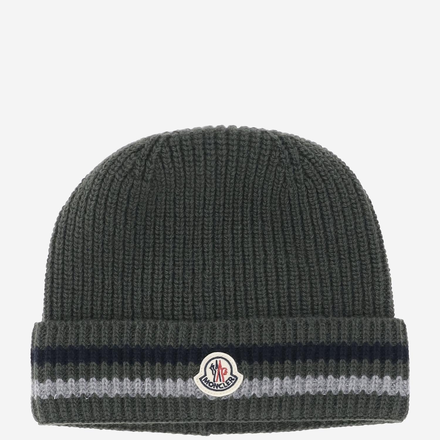 BEANIE IN LANA 3B00024M1241 842 MONCLER ENFANTS 