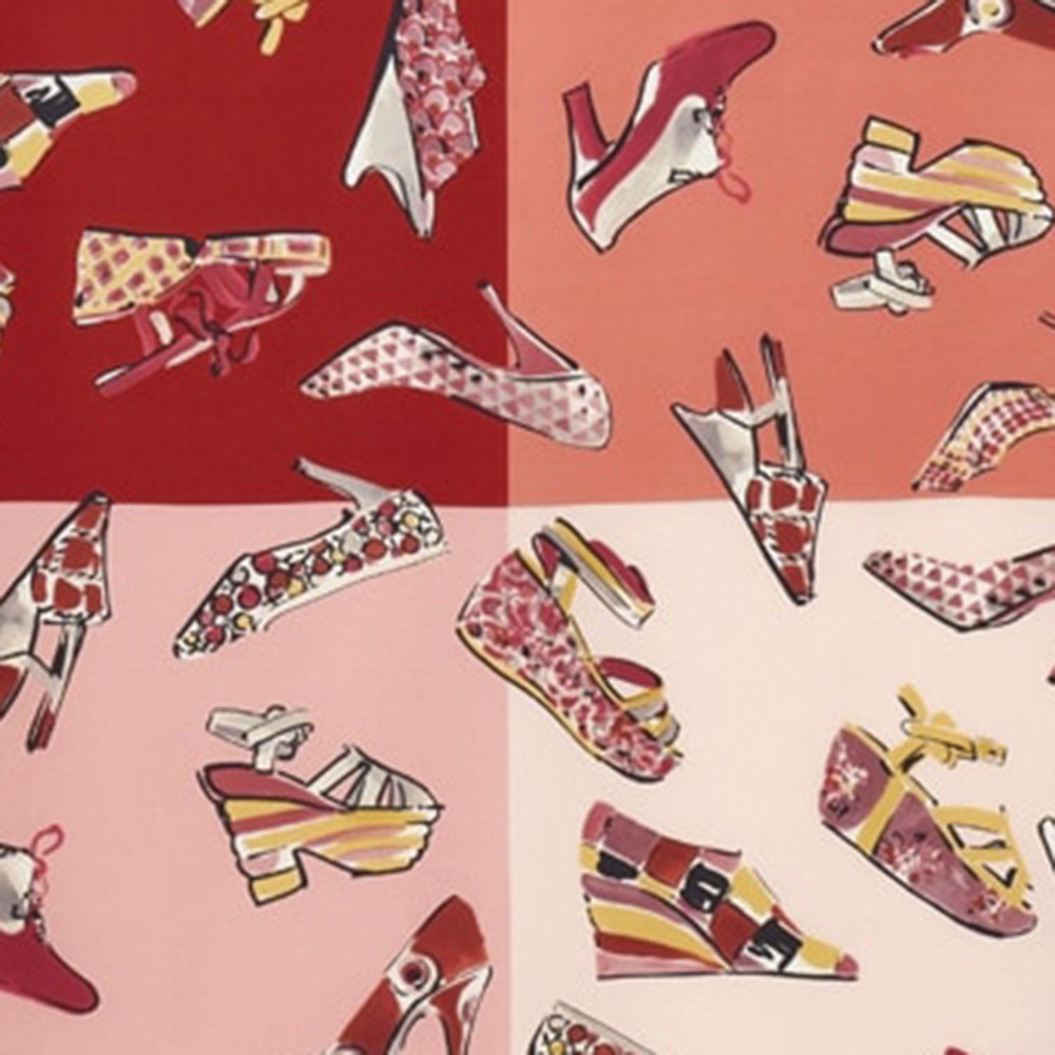 FOULARD IN SETA CON STAMPA GENIO 310231 002 SALVATORE FERRAGAMO 