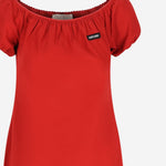 ABITO IN COTONE CON LOGO MF6183 1BMSF0011 MIU MIU 