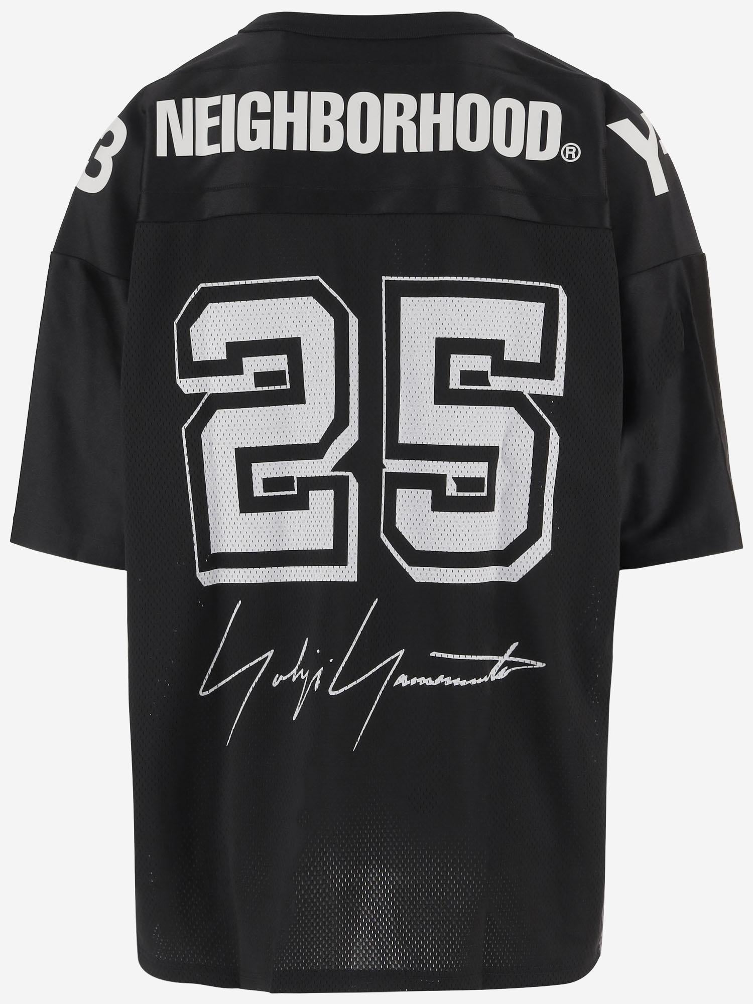 T-SHIRT ADIDAS Y-3 X NEIGHBORHOOD JERSEY 25 JW6997 BLACK ADIDAS Y3 X NBDH X DAINESE 