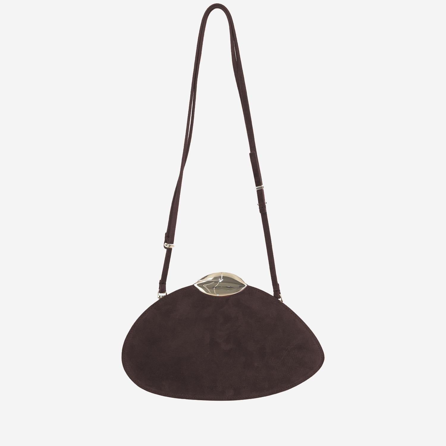 BORSA BELLE DE JOUR IN PELLE SCAMOSCIATA BELLEDEJOUR MULLEDWINE BENEDETTA BRUZZICHES 
