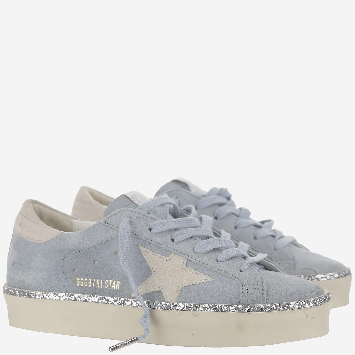SNEAKERS HI STAR CON GLITTER GWF00118 F00751760608 GOLDEN GOOSE 