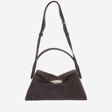 BORSA ELIF GRANDE IN PELLE SCAMOSCIATA ELIFGRANDE GOTHICCORE BENEDETTA BRUZZICHES 