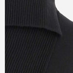 PONCHO IN LANA E CASHMERE K016 CMYNBLACK NICCOLO PASQUALETTI 