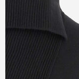 PONCHO IN LANA E CASHMERE K016 CMYNBLACK NICCOLO PASQUALETTI 