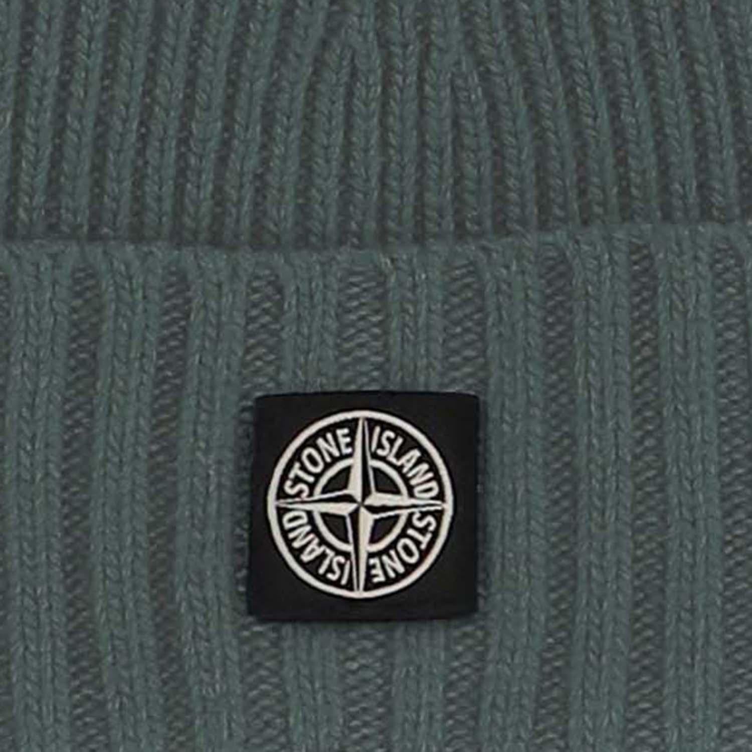 BEANIE IN MISTO LANA CON LOGO N100003 S00M3V0055 STONE ISLAND KIDS 