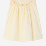 ABITO AMANTINE IN COTONE CON RICAMO LOGO S06XDRW00024 103 BONPOINT KIDS 