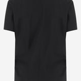 T-SHIRT SERATA IN COTONE E CASHMERE 10491K705 BLK THE ROW 