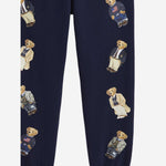 PANTALONI IN MISTO COTONE CON STAMPA POLO BEAR 312979044 001 POLO RALPH LAUREN KIDS 