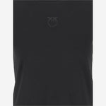 T-SHIRT BUSSOLOTTO IN COTONE CON LOGO 100355 A339Z99 PINKO 
