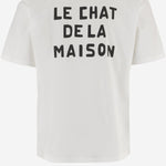 T-shirt in cotone con Stampa Le Chat De La Maison 8V3MG16P BD0A03 VALENTINO 