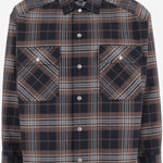 CAMICIA IN COTONE CON MOTIVO CHECK HPB001W25 1 HOMME 