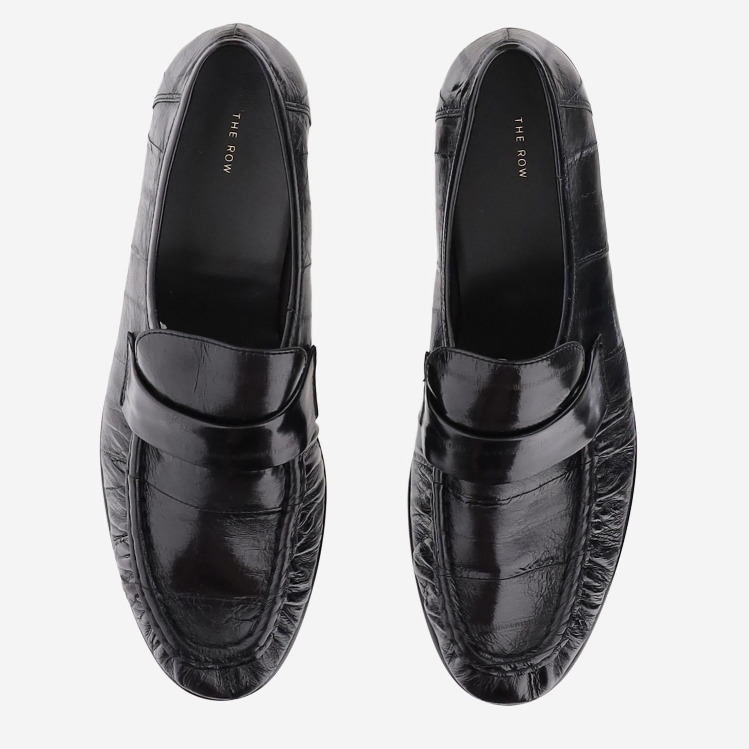 MOCASSINI IN PELLE F1280E17 BLK THE ROW 