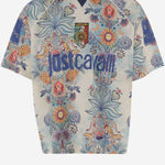 T-SHIRT IN Nylon CON STAMPA grafica 80OAHE11 CJ121R86 JUST CAVALLI 