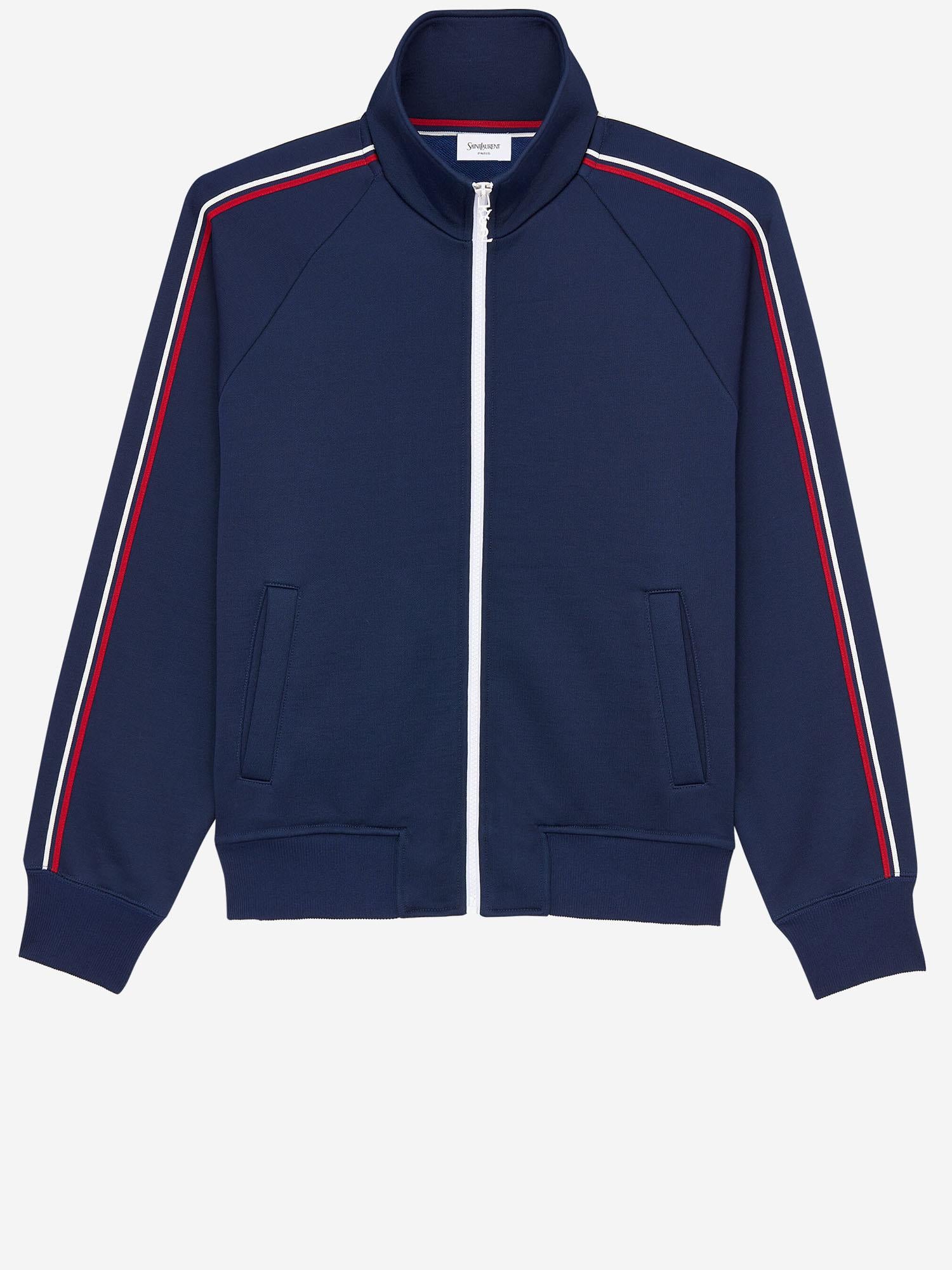 GIACCA SPORTIVA IN COTONE E NYLON 858310 Y38BY4003 SAINT LAURENT 