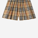 PANTALONI CORTI IN COTONE CON MOTIVO CHECK 8117159 SANDIPCHECK BURBERRY KIDS 