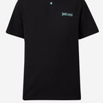 POLO IN COTONE CON COLLETTO BICOLORE E LOGO 80OAGT12 CJ506899 JUST CAVALLI 