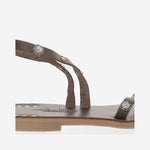 SANDALO ISABEL IN PELLE CON APPLICAZIONI ISABEL MORO KIMA 