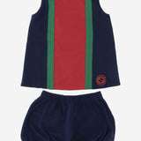 SET DA DUE PEZZI JERSEY IN COTONE 766602 XJF4Q4681 GUCCI KIDS 