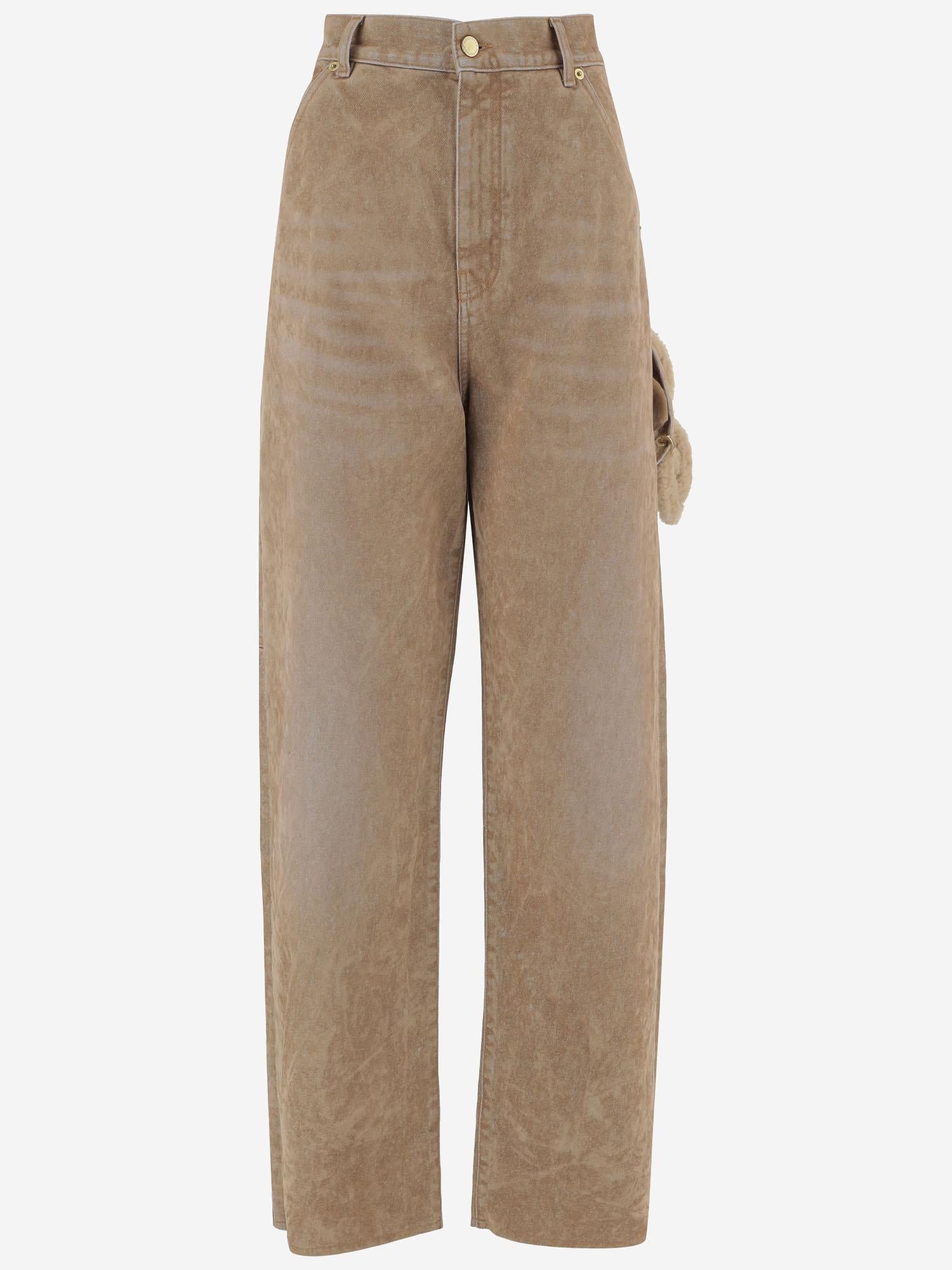 JEANS IN COTONE CON DECORAZIONE WTR58 DFL030085 DARKPARK 