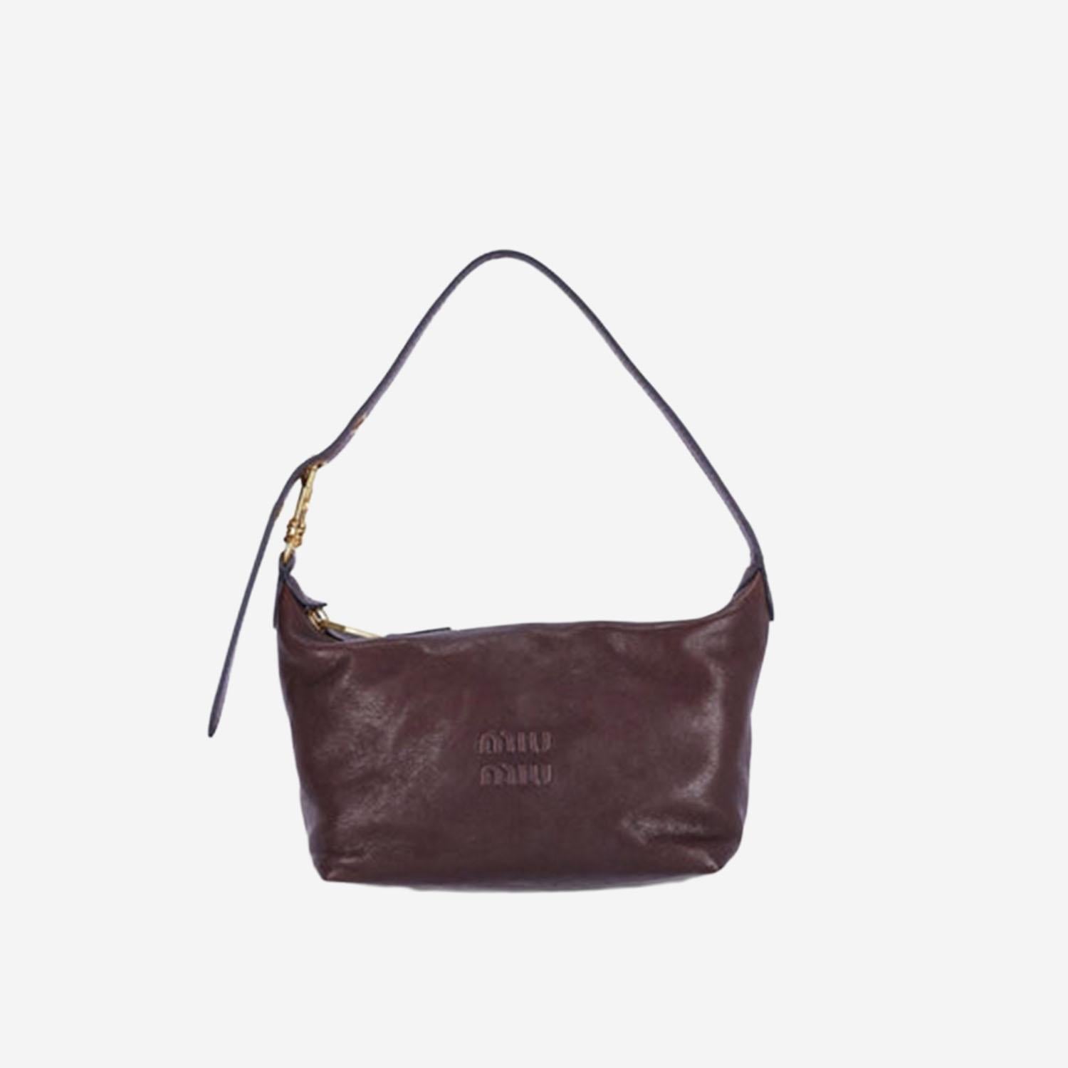 POCHETTE IN NAPPA CON LOGO 5NE841 AEFXF0NBL MIU MIU 