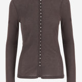 CARDIGAN JANES IN COTONE E LANA 103075 1BM BY MALENE BIRGER 