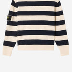MAGLIONE IN MISTO COTONE A RIGHE 5100011 S0M11V0028 STONE ISLAND KIDS 