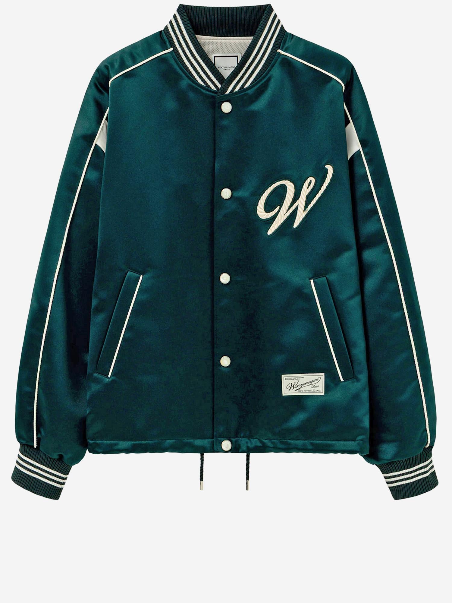 giubbotto verde in nylon W261JP03 907F WOOYOUNGMI 
