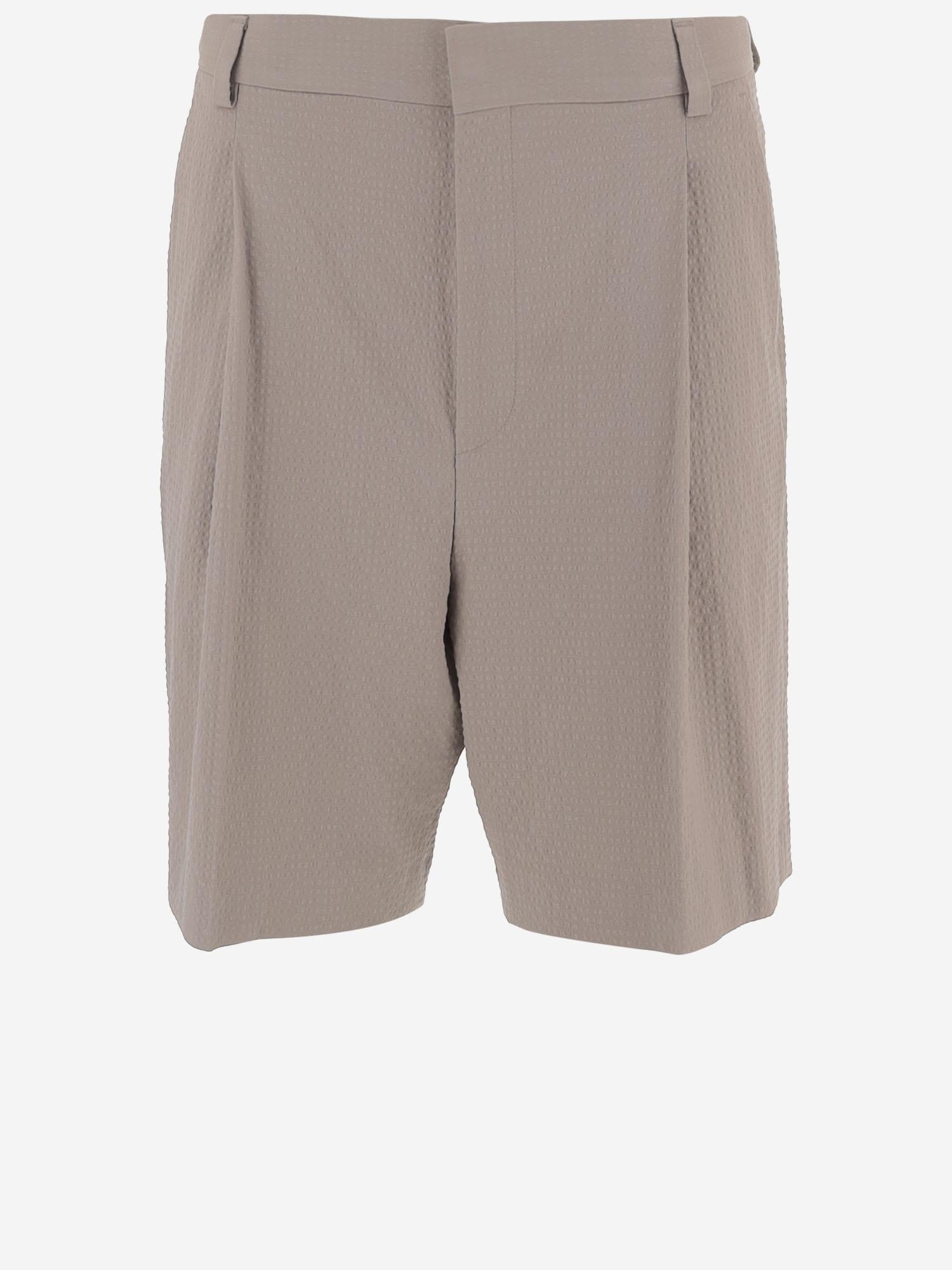 PANTALONI CORTI IN COTONE STRETCH 50559584 237 HUGO BOSS 