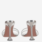Sandali andreea glass ANDREEAGLASSSLIPPER 95SILVERTRANSPARENT AMINA MUADDI 