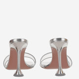 Sandali andreea glass ANDREEAGLASSSLIPPER 95SILVERTRANSPARENT AMINA MUADDI 