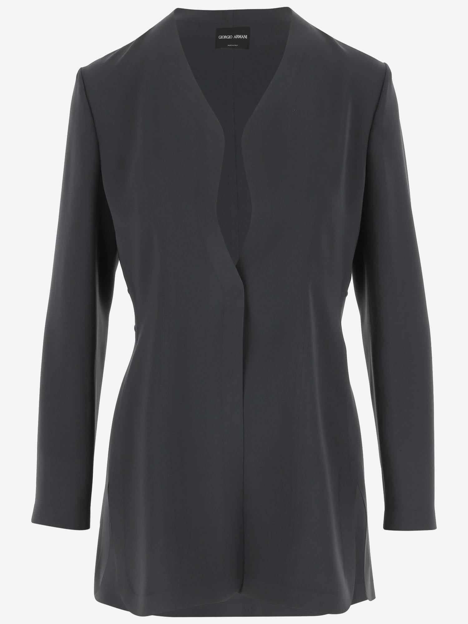 GIACCA MONOPETTO IN CADY TECNICO GW000849 TE10832U8110 GIORGIO ARMANI 