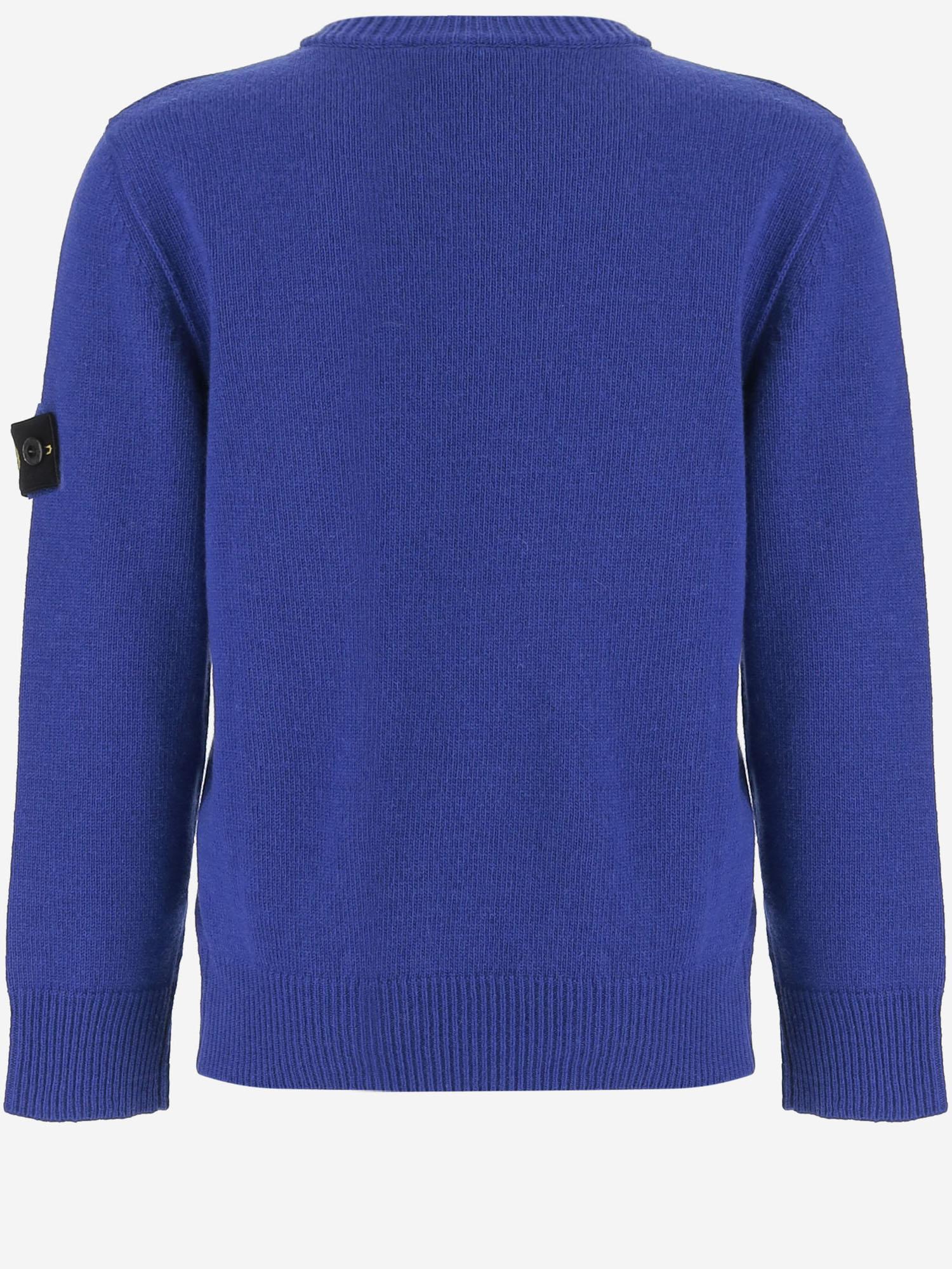 MAGLIONE IN MISTO LANA E VISCOSA 5100002 S00M1V0022 STONE ISLAND KIDS 