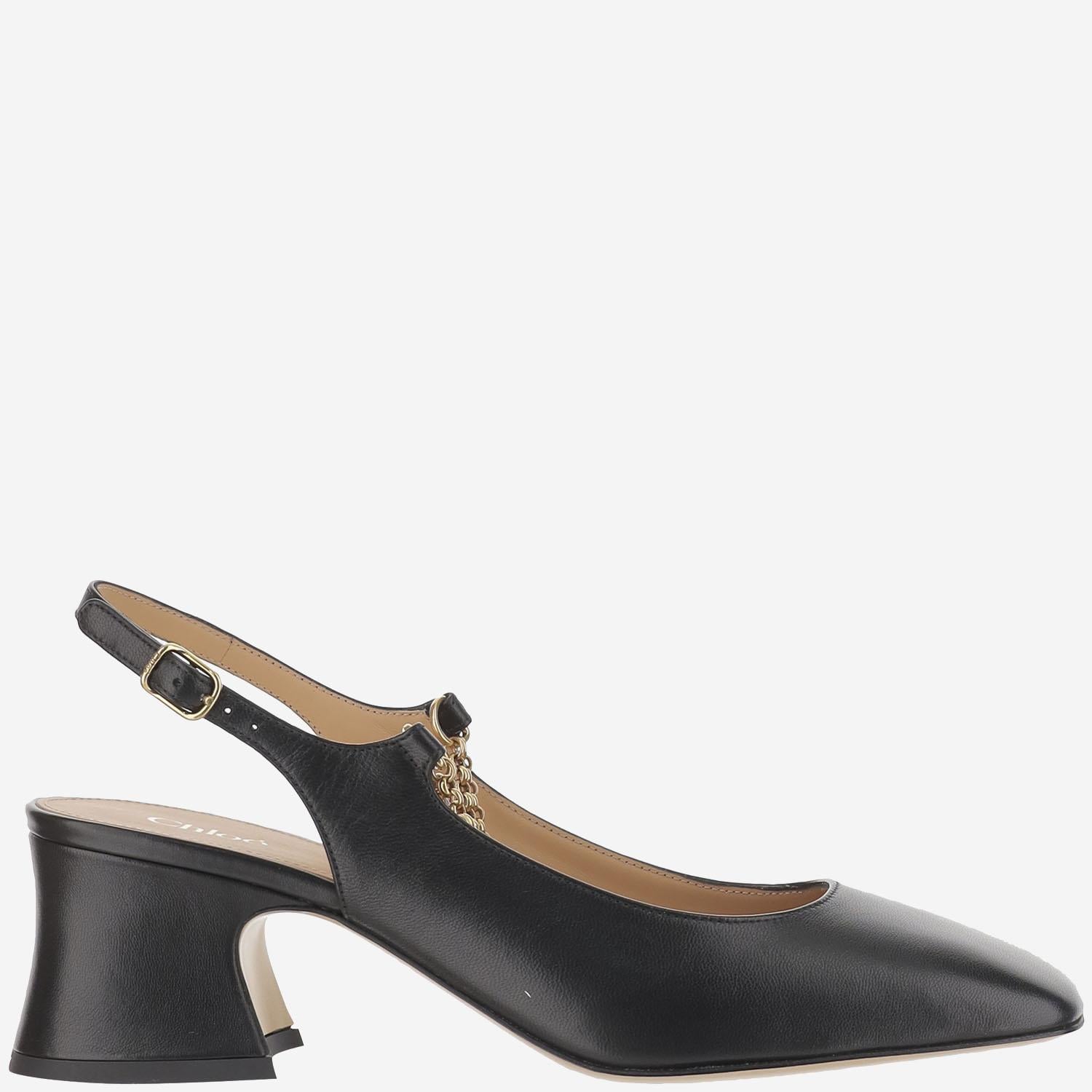 Décolleté slingback Chloé Charms CH25A11VRI 001 CHLOE 